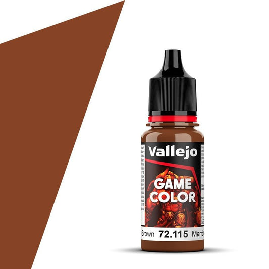Vallejo Game Color Game Color Grunge Brown (18ml) acrylic paint dropper bottle