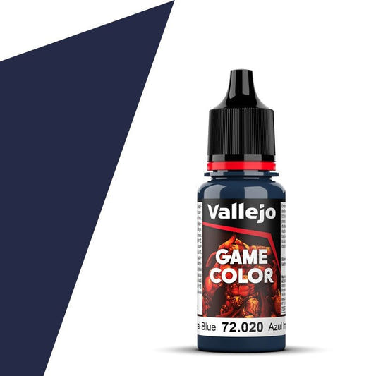 Vallejo Game Color Game Color Imperial Blue (18ml) acrylic paint dropper bottle