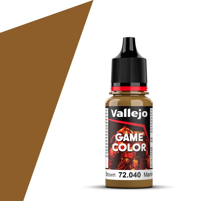 Vallejo Game Color Game Color Leather Brown (18ml) acrylic paint dropper bottle