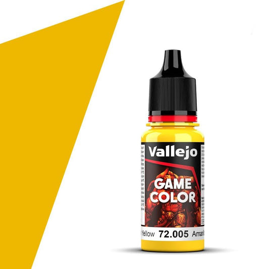 Vallejo Game Color Game Color Moon Yellow (18ml) acrylic paint dropper bottle