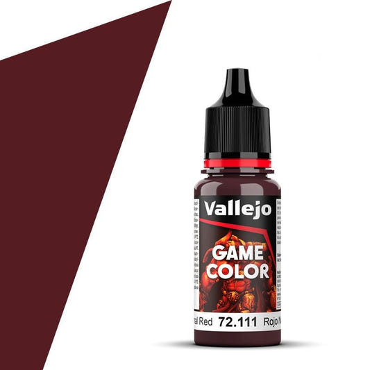 Vallejo Game Color Game Color Nocturnal Red (18ml) acrylic paint dropper bottle