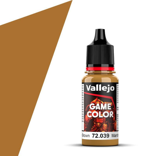 Vallejo Game Color Game Color Plague Brown (18ml) acrylic paint dropper bottle