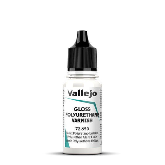 Vallejo Game Color Polyurethane Gloss Varnish (18ml) hobby bottle