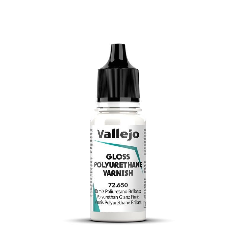 Vallejo Game Color Polyurethane Gloss Varnish (18ml) hobby bottle