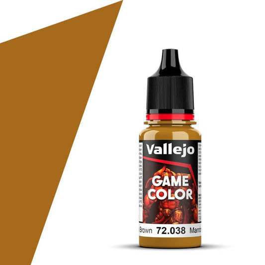 Vallejo Game Color Game Color Scrofulous Brown (18ml) acrylic paint dropper bottle