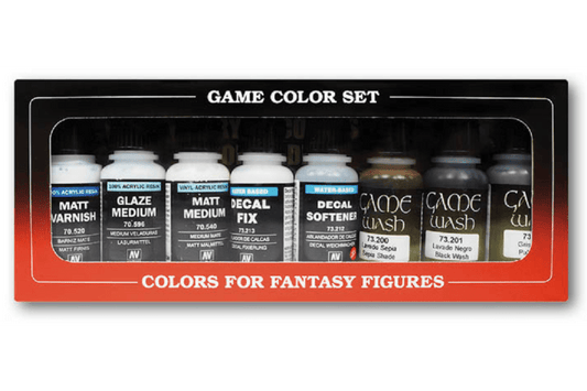 Vallejo Game Color Set - Auxilliary Set (x8) paint set