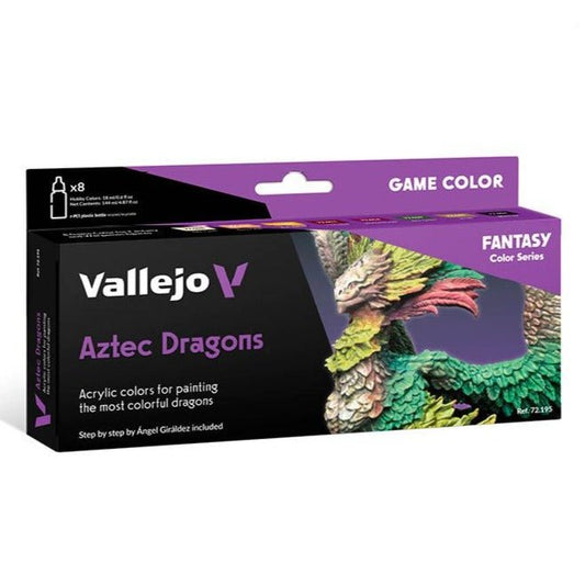 Vallejo Game Color Set - Aztec Dragons 72.195 paint set