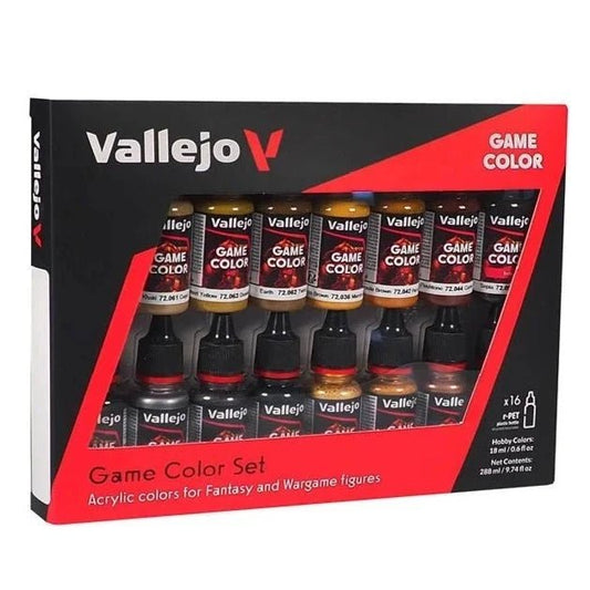 Vallejo Game Color Set - Leather & Metal 72.189 paint set