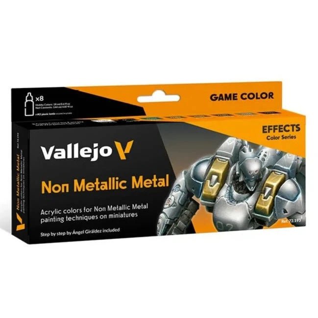 Vallejo Game Color Set - Non Metallic Metal 72.193 paint set