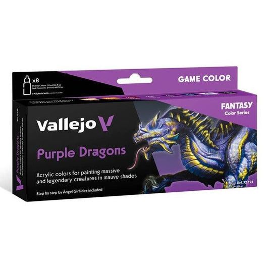 Vallejo Game Color Set - Purple Dragons 72.194 paint set