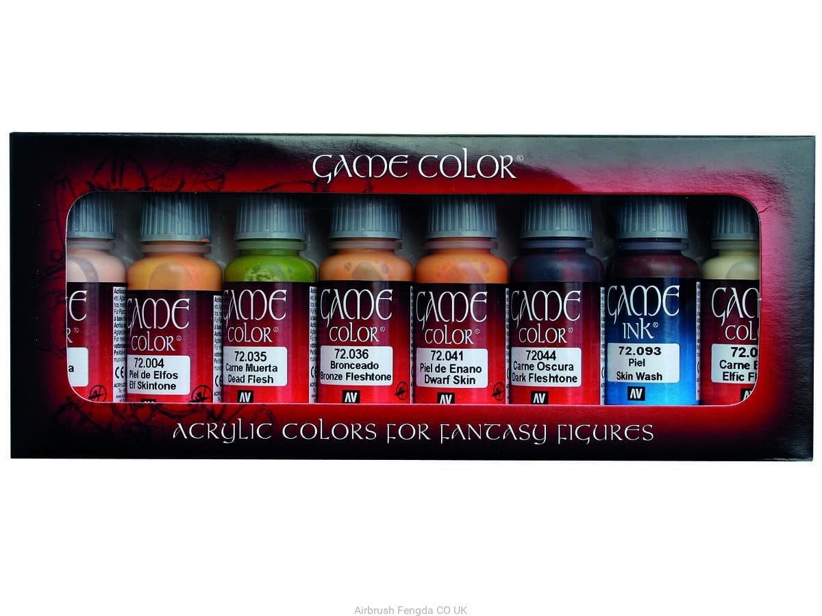 Vallejo Game Color - Skin Colour Set (x8) paint set