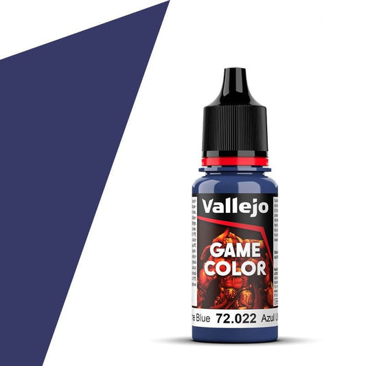 Vallejo Game Color Game Color Ultramarine Blue (18ml) acrylic paint dropper bottle