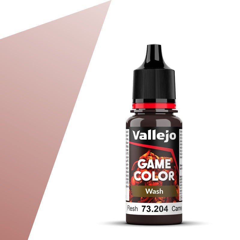 Vallejo Game Color Wash Game Color Wash - Fleshtone (18ml) shading wash dropper bottle