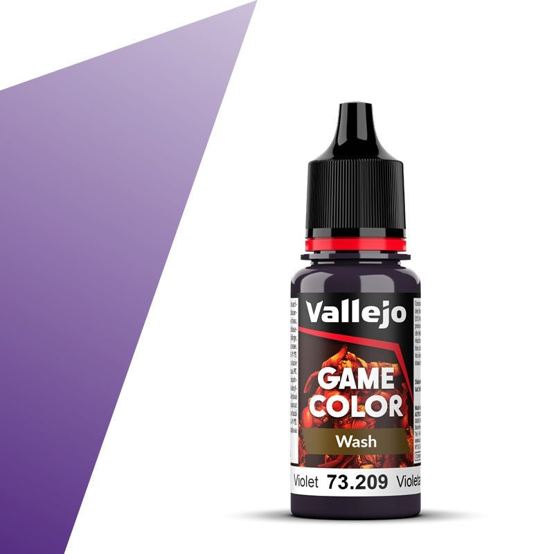 Vallejo Game Color Wash Game Color Wash - Violet (18ml) shading wash dropper bottle