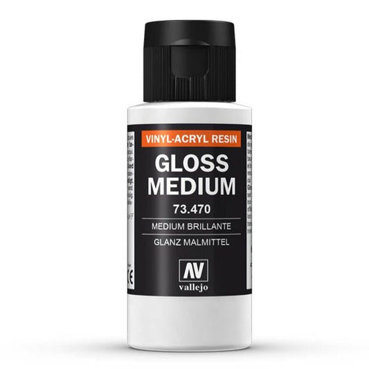 Vallejo Gloss Medium 60ml hobby bottle