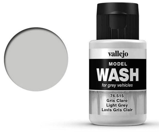 Vallejo Model Wash Light Grey Wash shading wash bottle