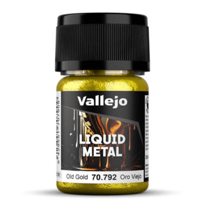 Vallejo Liquid Metal Liquid Metal – Old Gold alcohol-based metallic paint