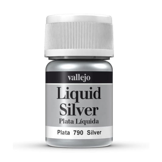 Vallejo Liquid Metal Liquid Metal - Silver alcohol-based metallic paint