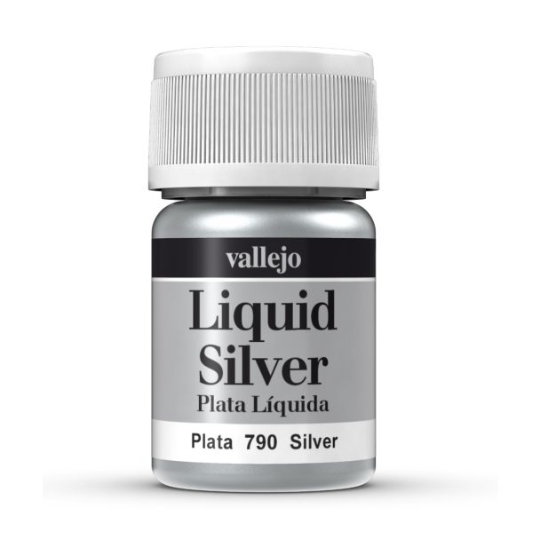 Vallejo Liquid Metal Liquid Metal - Silver alcohol-based metallic paint