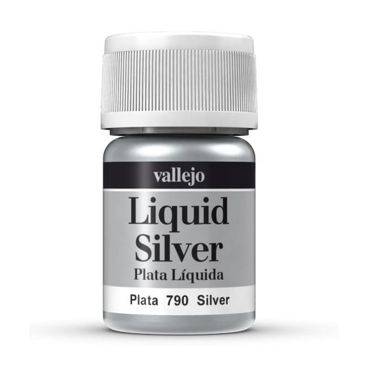 Vallejo Liquid Metal Liquid Metal - Silver alcohol-based metallic paint