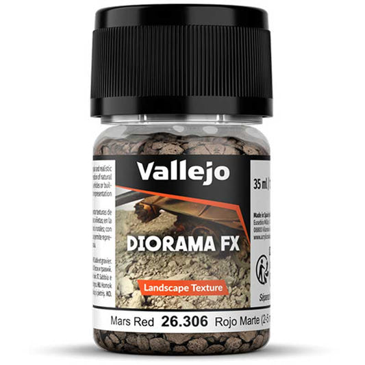Vallejo Mars Red 2-5mm ground texture for bases and dioramas