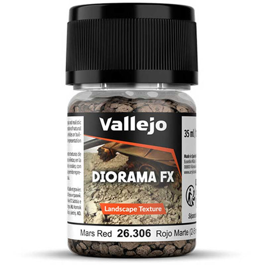Vallejo Mars Red 2-5mm ground texture for bases and dioramas