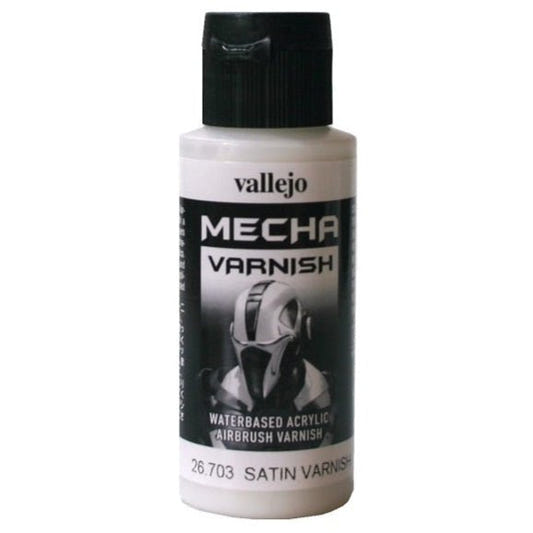 Vallejo Mecha Color - Satin Varnish 60ml hobby bottle