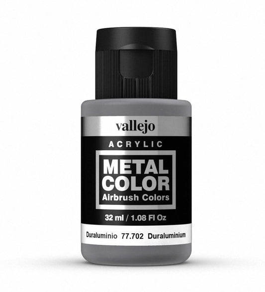 Vallejo Metal Color Metal Color - Duraluminium 32ml metallic airbrush paint bottle