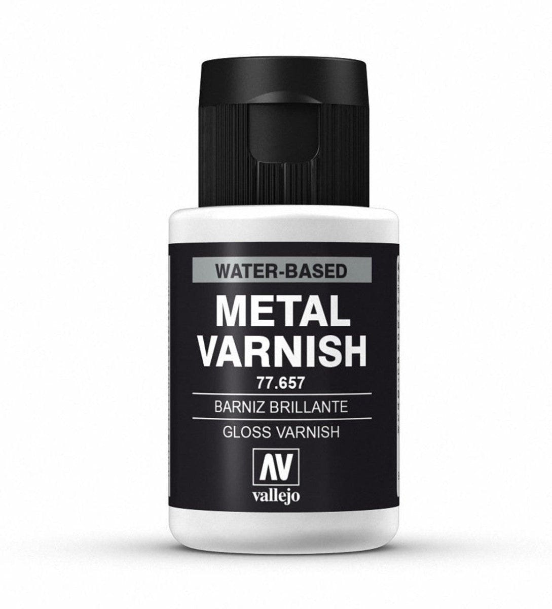 Vallejo Metal Color Gloss Metal Varnish 77.657 32ml bottle