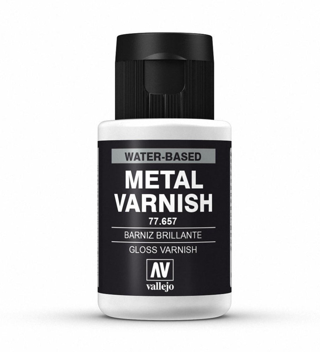 Vallejo Metal Color - Gloss Metal Varnish 32ml hobby bottle