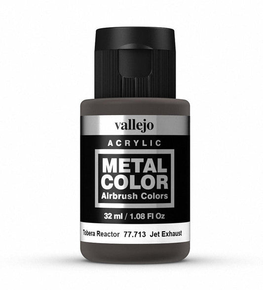 Vallejo Metal Color Metal Color - Jet Exhaust 32ml metallic airbrush paint bottle