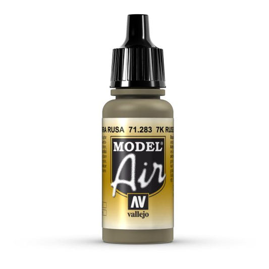 Vallejo Model Air Model Air - 7K Russian Tan airbrush acrylic paint dropper bottle