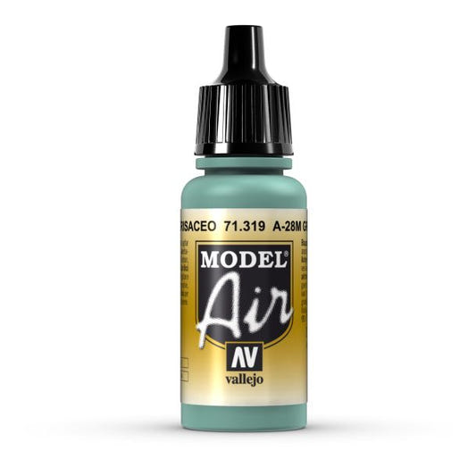 Vallejo Model Air Model Air - A-28M Greyish Blue airbrush acrylic paint dropper bottle