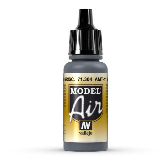 Vallejo Model Air Model Air - AMT-11 Blue Grey airbrush acrylic paint dropper bottle