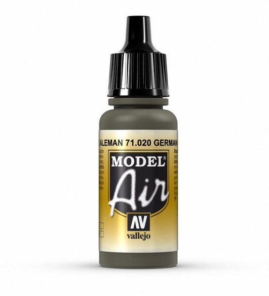 Vallejo Model Air Model Air - German Green airbrush acrylic paint dropper bottle