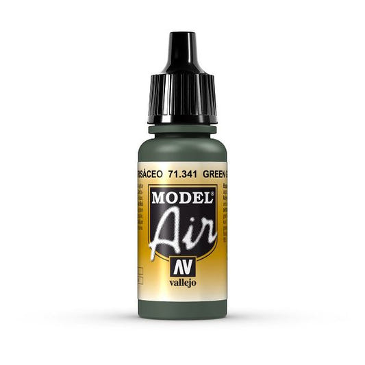 Vallejo Model Air Model Air - Green Grey airbrush acrylic paint dropper bottle