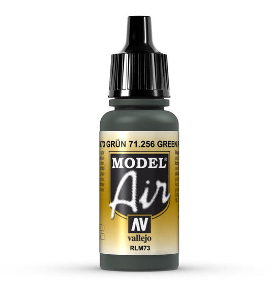 Vallejo Model Air Model Air - Green RLM73 airbrush acrylic paint dropper bottle