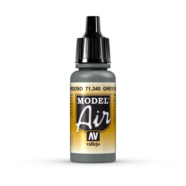 Vallejo Model Air Model Air - Grey Green airbrush acrylic paint dropper bottle
