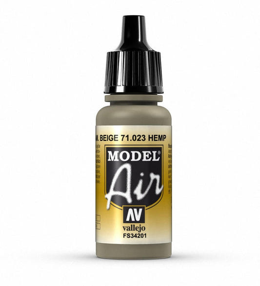 Vallejo Model Air Model Air - Hemp airbrush acrylic paint dropper bottle