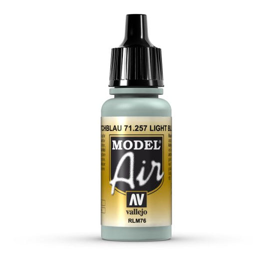 Vallejo Model Air Model Air - Light Blue RLM76 airbrush acrylic paint dropper bottle