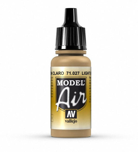 Vallejo Model Air Model Air - Light Brown airbrush acrylic paint dropper bottle