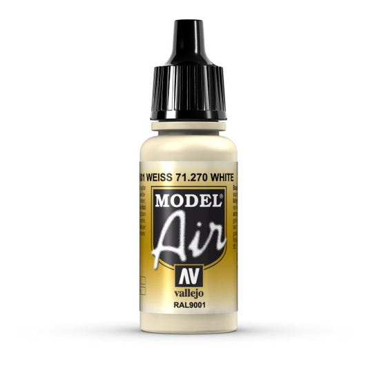 Vallejo Model Air Model Air - Off-White airbrush acrylic paint dropper bottle