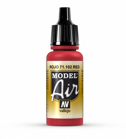 Vallejo Model Air Model Air - Red (RLM23) airbrush acrylic paint dropper bottle