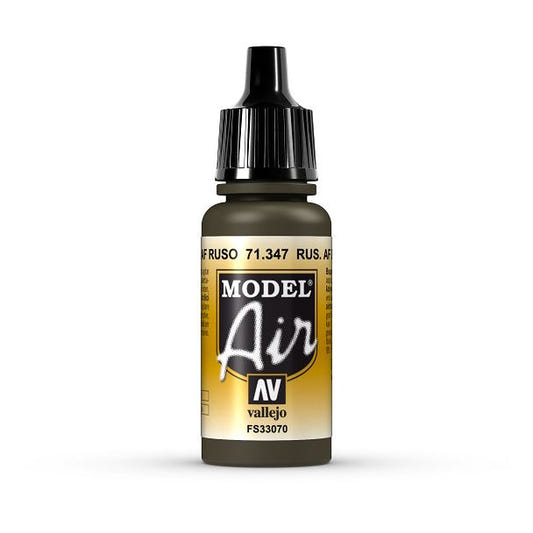 Vallejo Model Air Model Air - Russian AF Dark Green airbrush acrylic paint dropper bottle