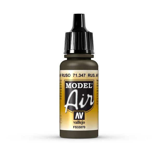 Vallejo Model Air Model Air - Russian AF Dark Green airbrush acrylic paint dropper bottle