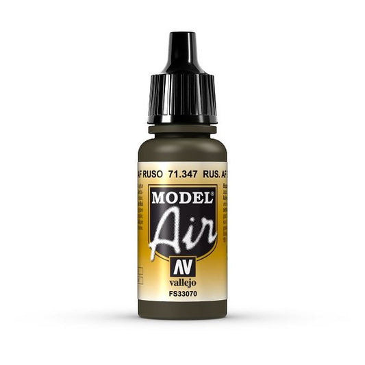 Vallejo Model Air Model Air - Russian AF Dark Green airbrush acrylic paint dropper bottle