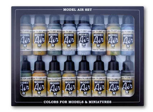 Vallejo Model Air Set - USAAF Aircraft Set (x16) paint set