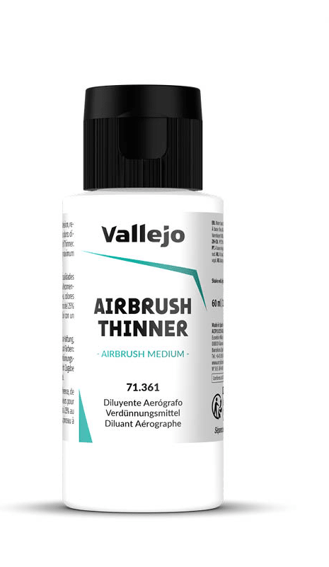 Vallejo Model Air - Thinners 60ml hobby bottle