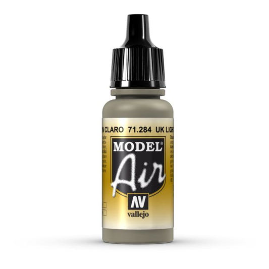 Vallejo Model Air Model Air - UK Light Mud airbrush acrylic paint dropper bottle