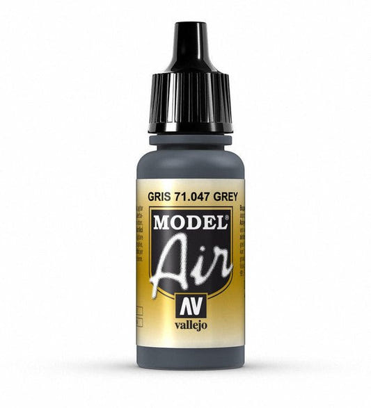 Vallejo Model Air Model Air - US Grey airbrush acrylic paint dropper bottle